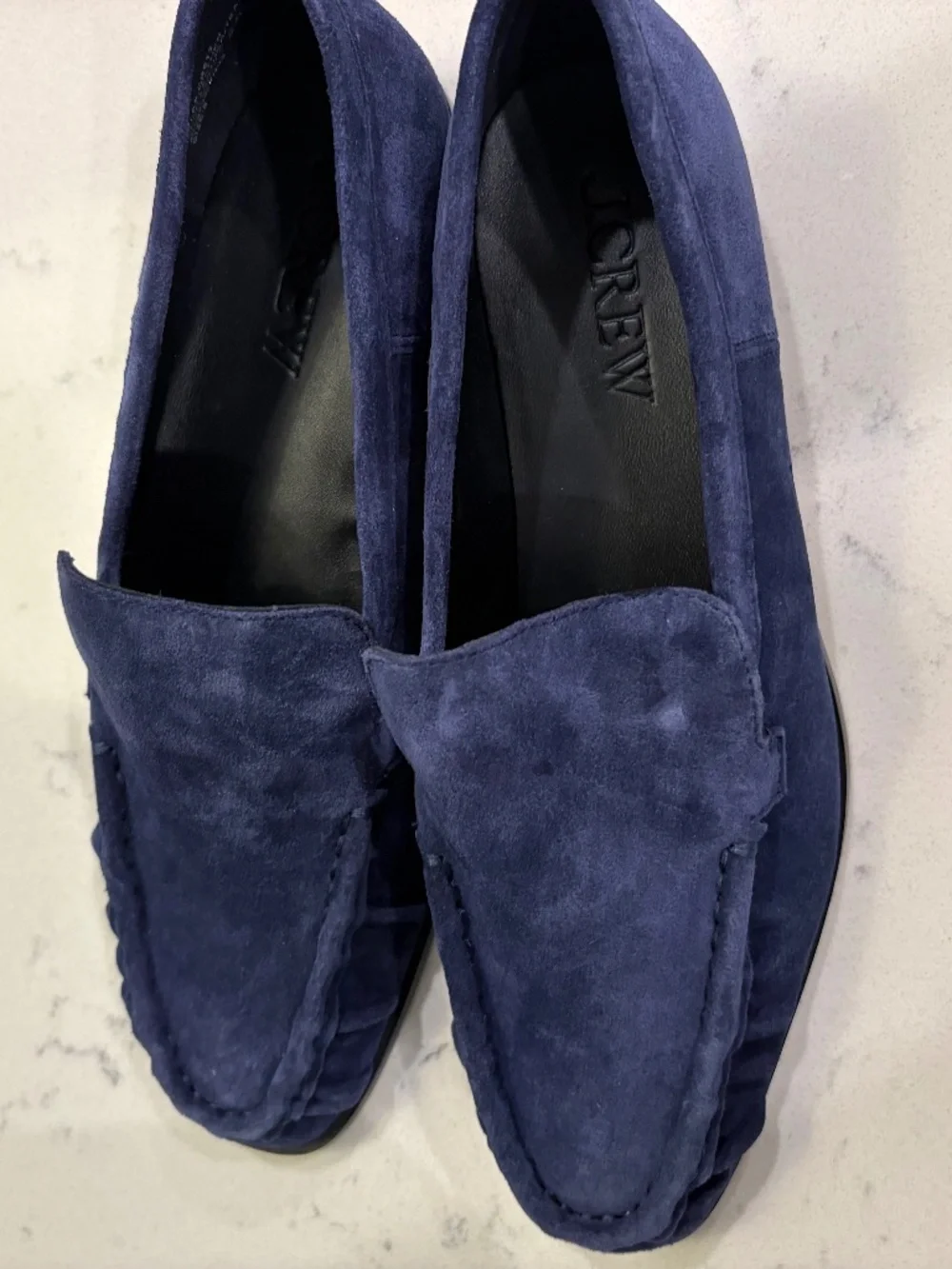 Brand New J Crew Minimal Loafer in Suede - Dark Ink